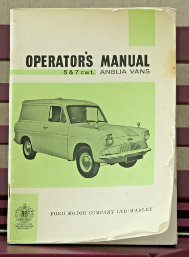 Operator manual for 7 - operator's,