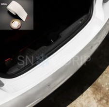 For MINI COOPER Rear Trunk Boot Bumper Sill Guard Protector Rubber WHITE Fit All