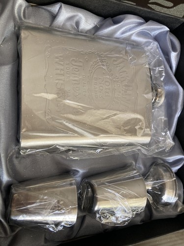 Jack daniels hip flask set - jack,