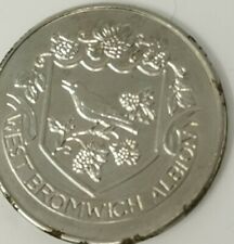 Collectible Small West Bromwich Albion F.A. Cup 1872-1972 Centenary Silver Coin 