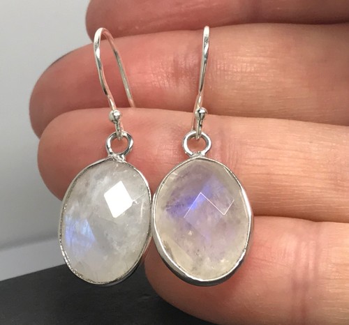 Rainbow moonstone oval - , drop