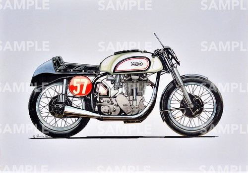 Norton vintage motorcycle - norton,