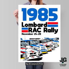 1985 Lombard RAC Rally Poster