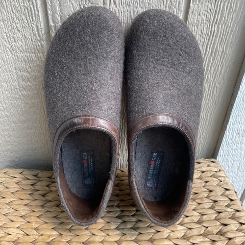 Haflinger clogs mens brown - haflinger,
