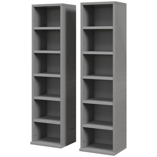 Homcom set cd storage - of,