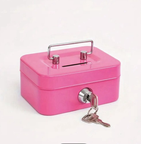 Pink metal cash - pink,