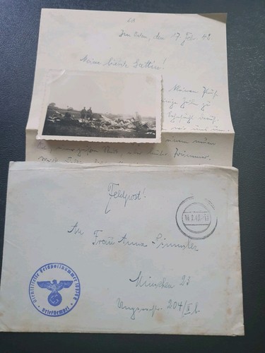 German ww2 wk2 - soldiers, letter