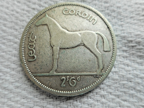 1942 ireland irish eire - 1942, silver