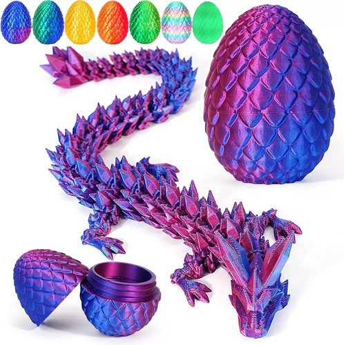 Printed dragon egg - printed, in