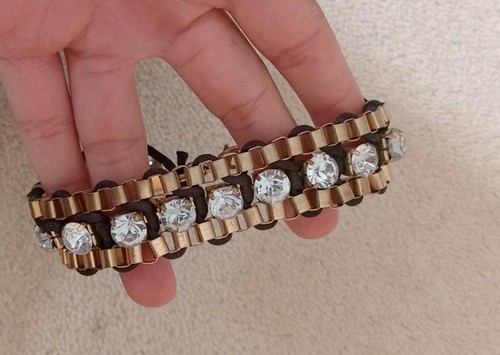 Black and brass - and, bracelet