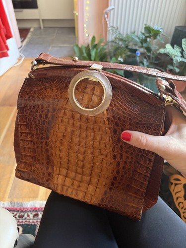 Vintage hornback crocodile - vintage,