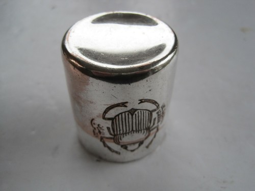 Antique small silver plated - small,