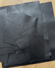 Black Pebble grain Leather