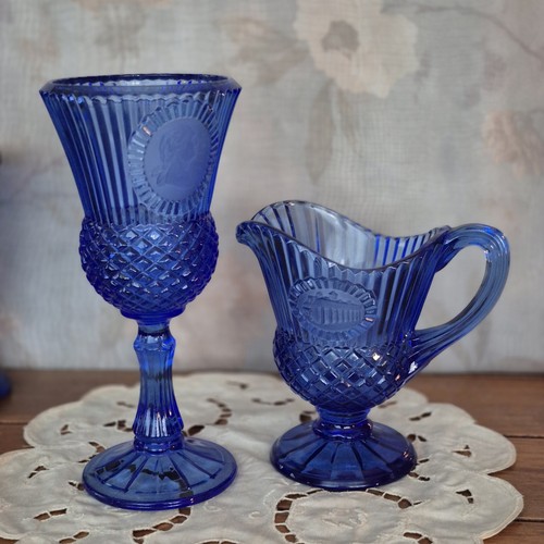 Vintage cobalt blue - blue, avon