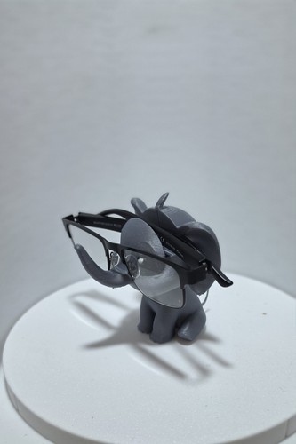 Elephant eyeglasses holder - elephant,