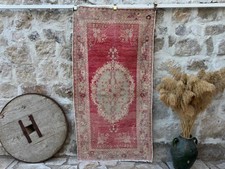 Hand-Knotted Vintage Rug 4x7