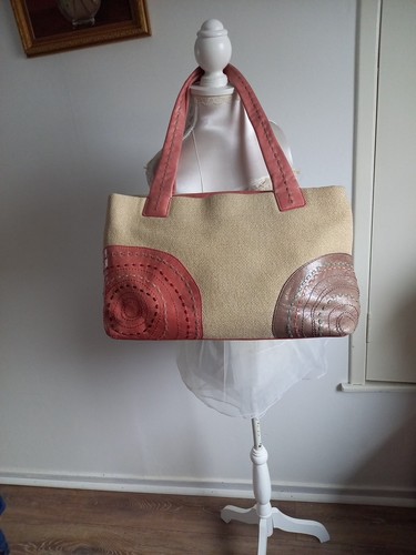 Radley bag pink leather and - radley,