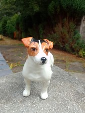 VINTAGE LARGE BESWICK GLOSS JACK RUSSELL TERRIER DOG (MINT CONDITION).