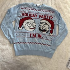 Rick And Morty Mens M Holiday