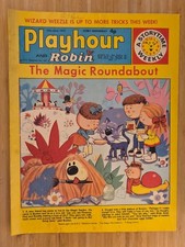 Playhour and Robin - The Magic Roundabout / Vintage Comic / 15th April 1972