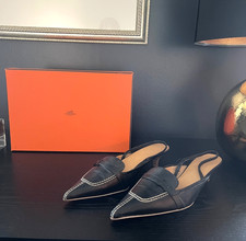 Hermes Kitten Heel Pointed Toe