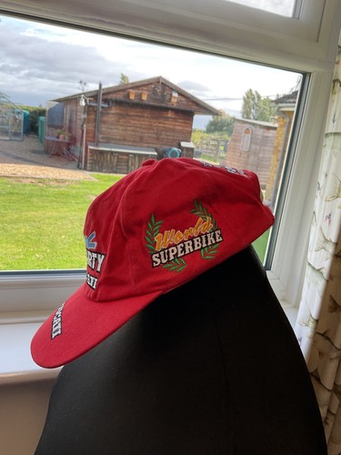 Carl fogarty red cap badged - carl,