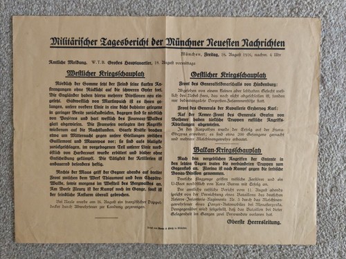 Ww1 german original - original, poster