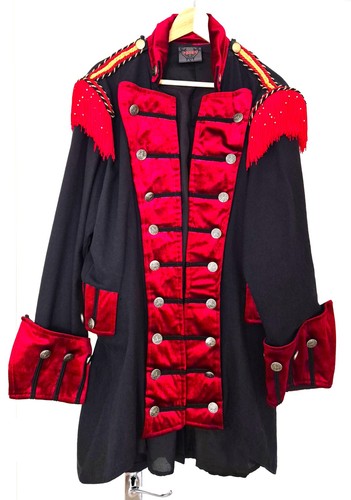 Raven mens black red pirate - red,