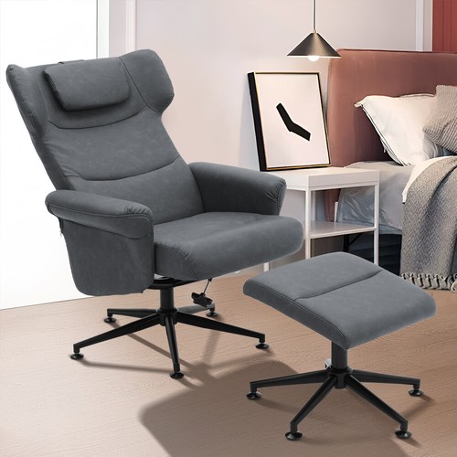 Leather recliner armchair - leather,