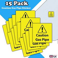 15-Pack Caution Gas Pipe