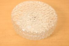 Vintage Plafon Flush Mount Ceiling Light Fitting Glass Shade Mid Century