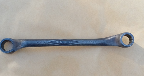 Vintage vincent ring spanner - spanner,