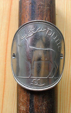 WALKING STICK BADGE IRISH RED