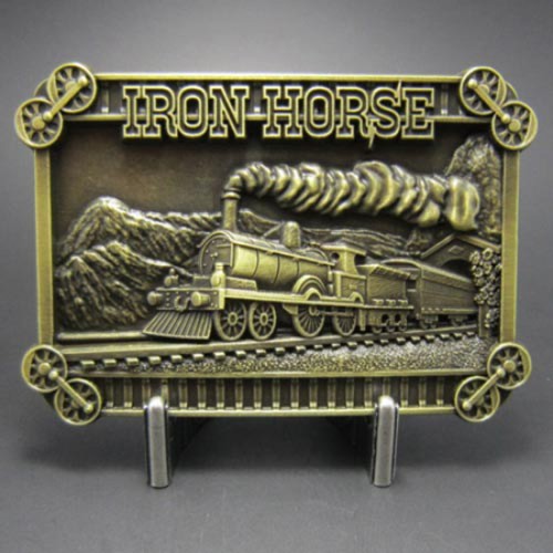 Buckle iron horse steam - iron, horse,
