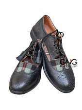 Men scottish tartan shoes - men's,