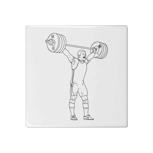 Heavy weight lifter ceramic - 'heavy, lifter'