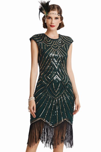 Women 1920s flapper dress - 1920s,