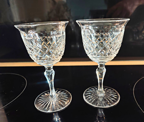 Cut glass clear - cut,