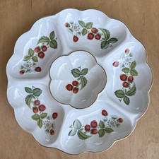 Royal Worcester Strawberries Crudite Dish  