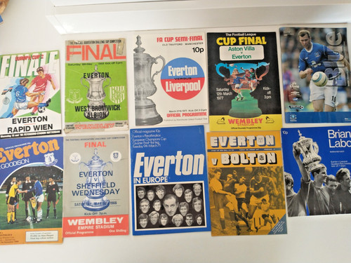 Vintage everton matchday - everton,