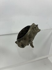 Pewter pig sat - pewter,