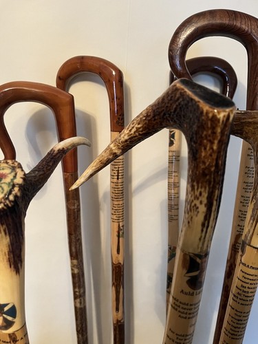 Hand carved walking - hand,