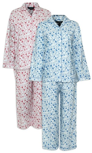 Ladies floral cotton - floral, pyjamas