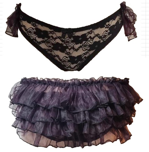 Frilly back knickers - back,