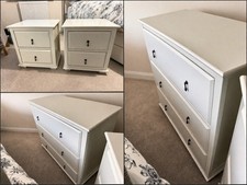 M&S White Bedroom Set, 2 White