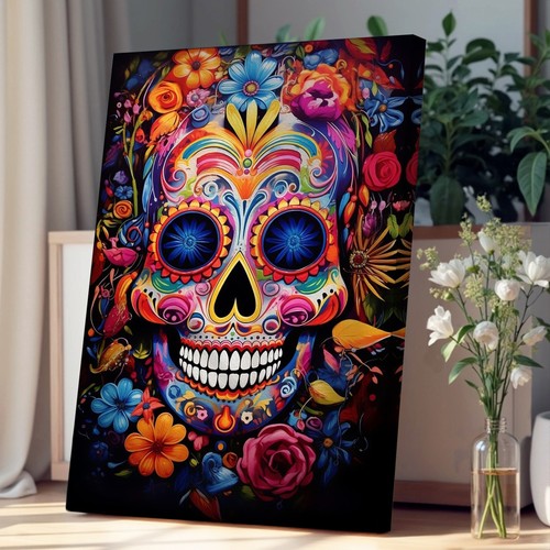 Sugar skull expressionism - skull,