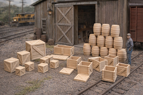 Scale crates barrels - crates, &