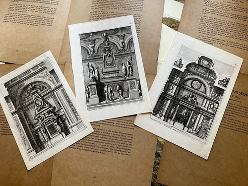 Early engravings etchings - engravings,