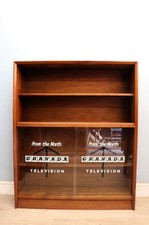 This retro teak bookcase