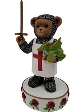 Faithful Fuzzies George Bear Knight Figurine With Certificate T2710 FMHB
